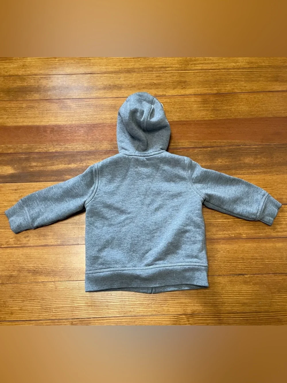 GAP Baby Heather Gray Sherpa-Lined Bear Ear Hoodie Size 18-24 Months
